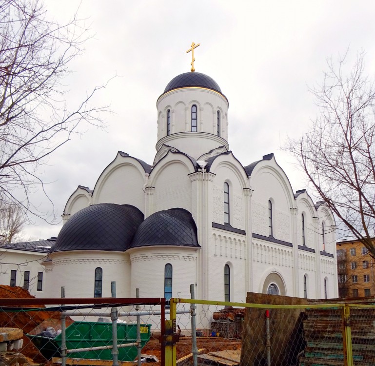 Южное Тушино. Церковь Николая Чудотворца в Южном Тушине. фасады