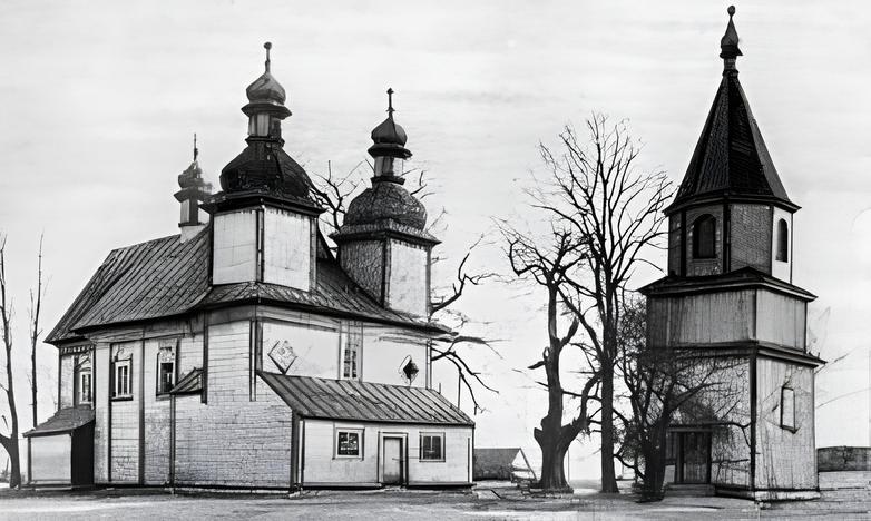 Фото 1970-х годов из приходского архива, архивная фотография. Церковь Михаила Архангела, Грудки (Камень-Каширский район, Украина, Волынская область)
