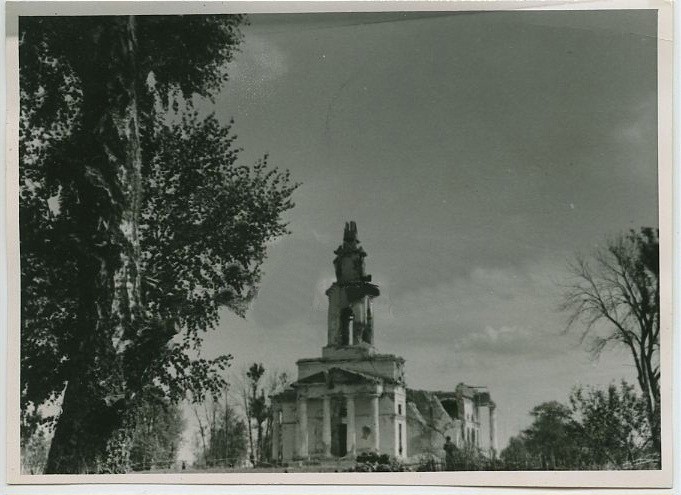 Хохлово. Церковь Сошествия Святого Духа. архивная фотография, Фото 1941 г. с аукциона e-bay.de