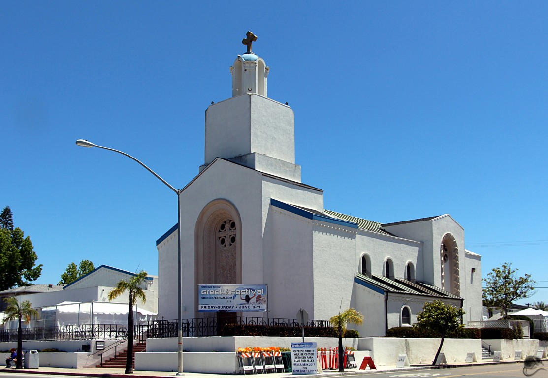 Сан-Диего. Церковь Спиридона Тримифунтского. фасады