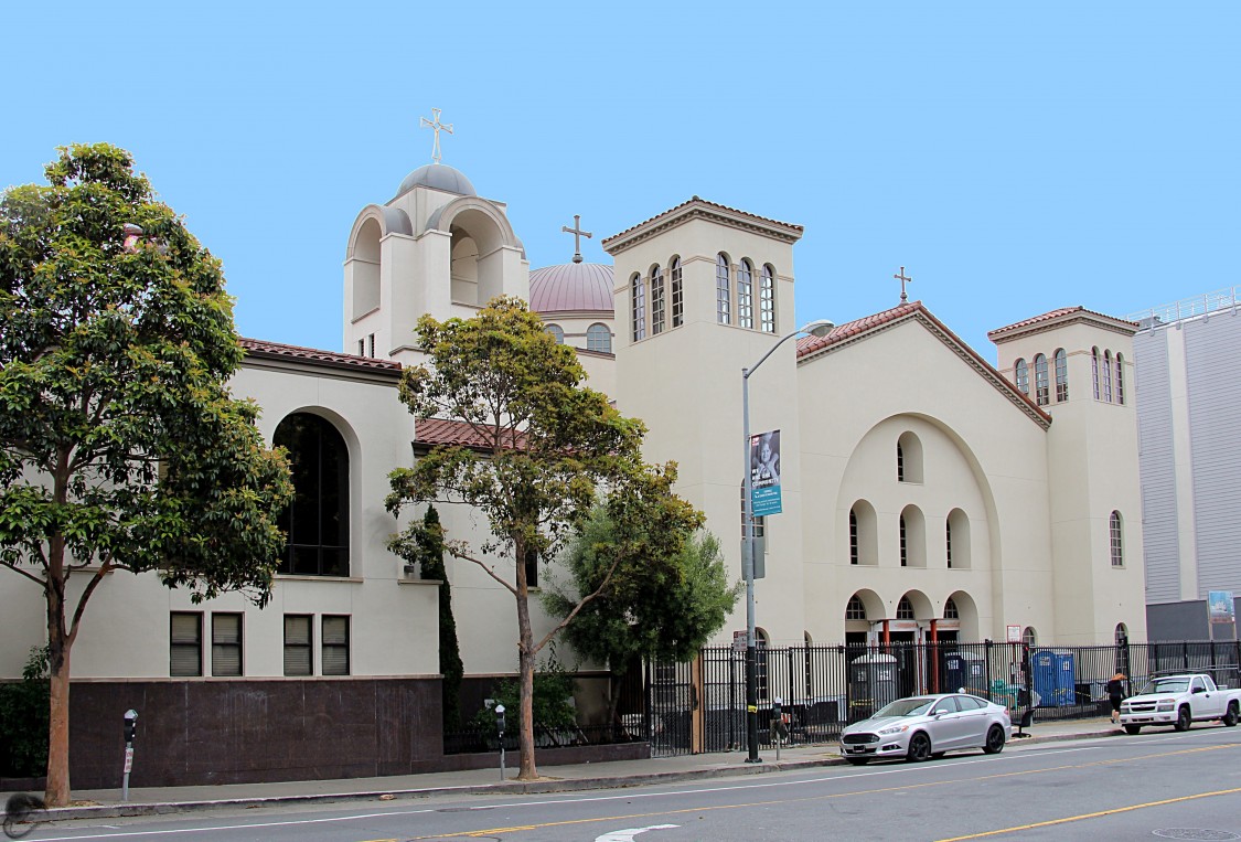 Сан-Франциско. Кафедральный собор Благовещения Пресвятой Богородицы. фасады