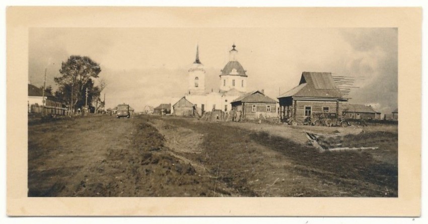 Ленино. Церковь Покрова Пресвятой Богородицы. архивная фотография, Фото 1941 г. с аукциона e-bay.de