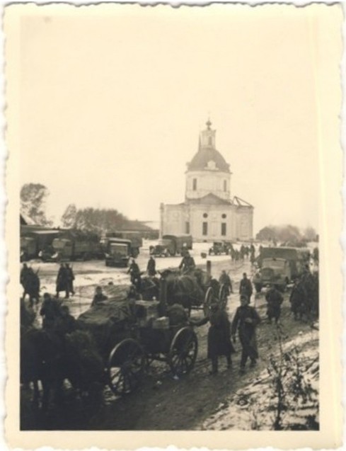 Ленино. Церковь Покрова Пресвятой Богородицы. архивная фотография, Фото 1941 г. с аукциона e-bay.de