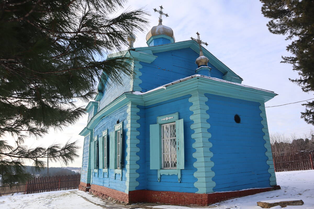 Церковь Покрова Пресвятой Богородицы, Петухово (Томский район, Томская область). фасады
