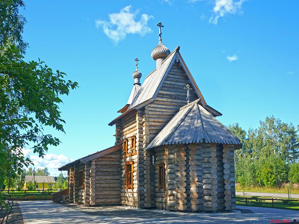 Берёзовка. Церковь Александра Свирского. фасады