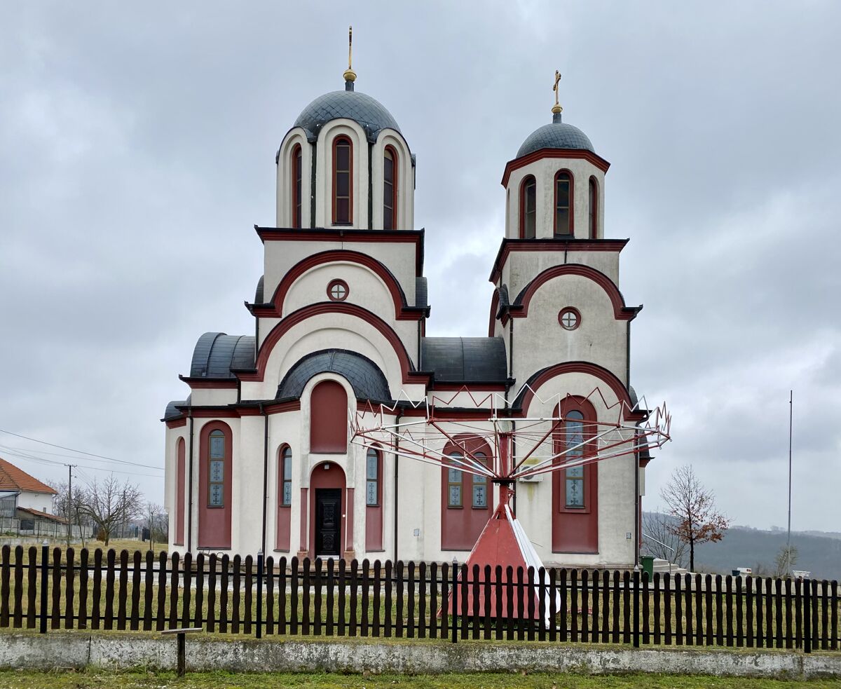 Церковь Троицы Живоначальной, Вирине (Поморавский округ, Сербия). фасады, Вид с севера