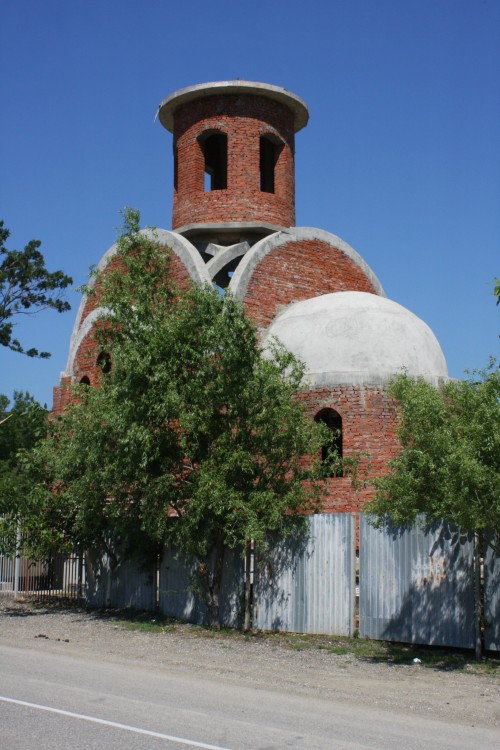 Лермонтово. Церковь Ксении Петербургской (строящаяся). фасады