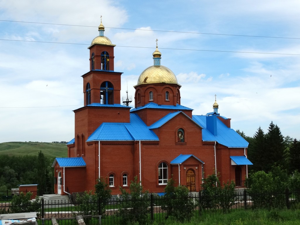 Рязановка. Церковь Казанской иконы Божией Матери. фасады