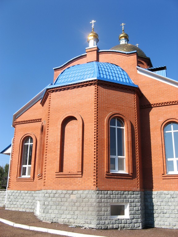 Церковь Казанской иконы Божией Матери, Рязановка (Стерлитамакский район, Республика Башкортостан). архитектурные детали, Апсида храма