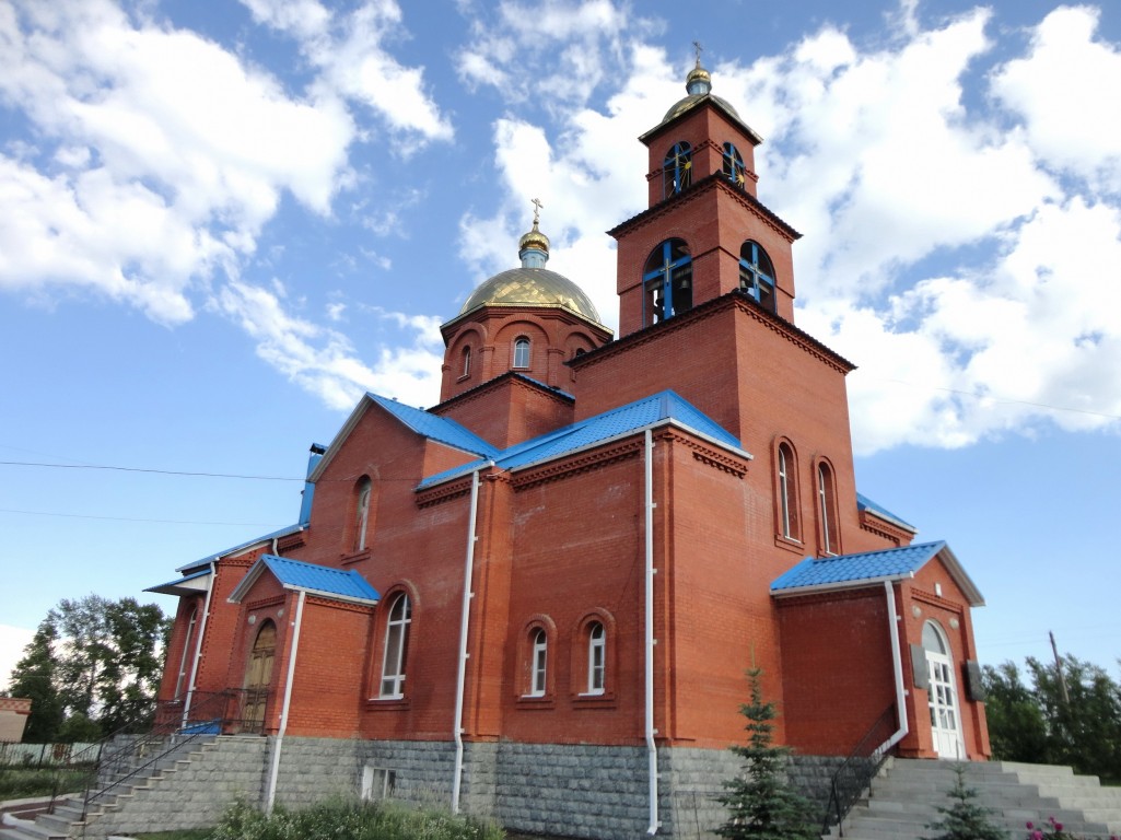 Рязановка. Церковь Казанской иконы Божией Матери. фасады