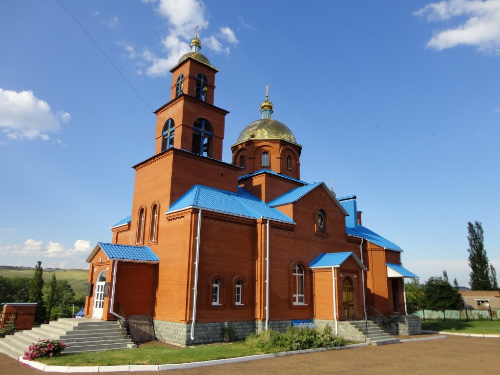 Рязановка. Церковь Казанской иконы Божией Матери. фасады