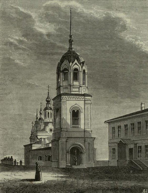 Церковь Рождества Христова, Томск (Томск, город, Томская область). графика, 