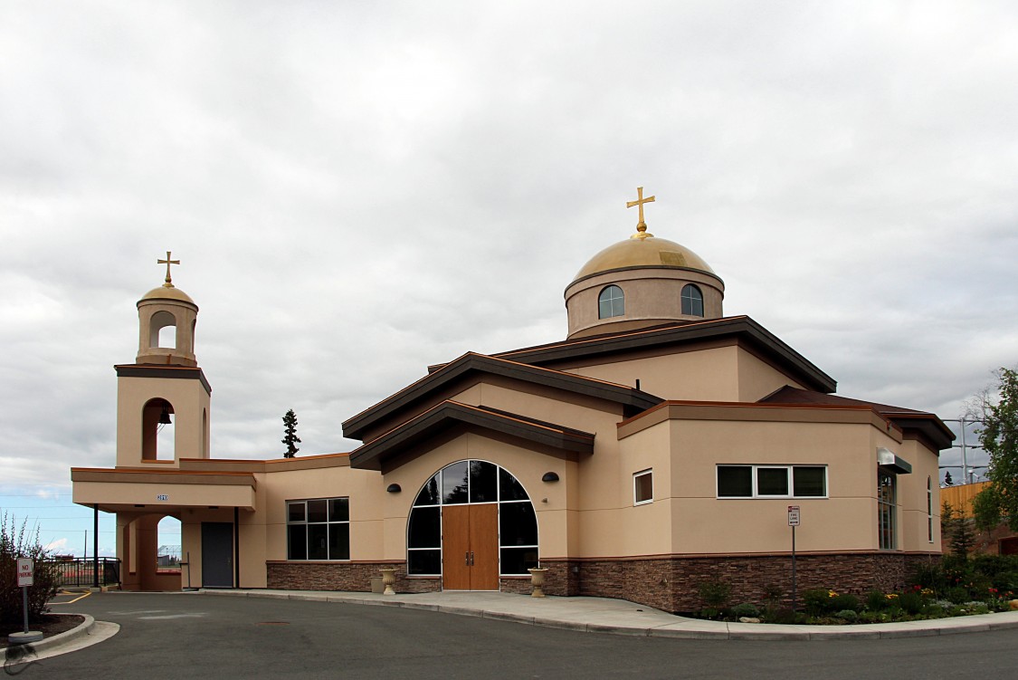 Церковь Спаса Преображения, Анкоридж (Аляска, США). фасады