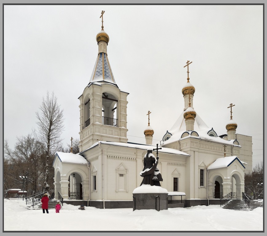 Церковь Ольги равноапостольной в Останкине, Останкинский (Северо-Восточный административный округ (СВАО), г. Москва). фасады