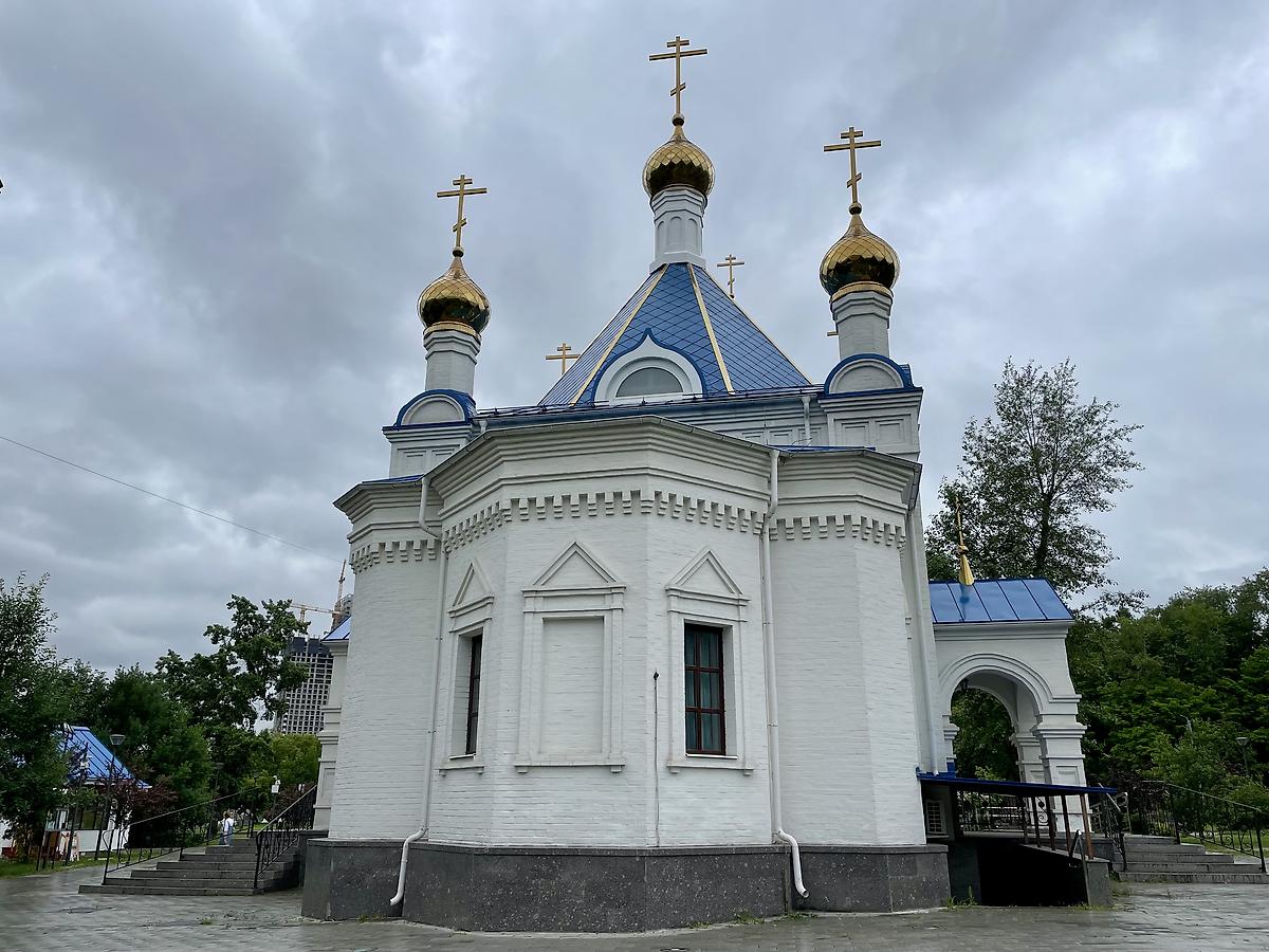 фасады. Церковь Ольги равноапостольной в Останкине, Останкинский (Северо-Восточный административный округ (СВАО), г. Москва)