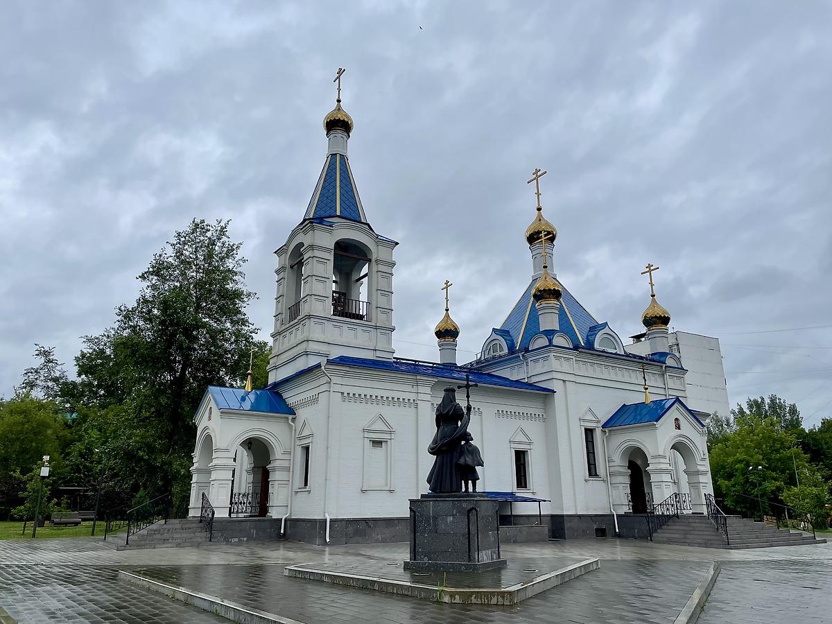 фасады. Церковь Ольги равноапостольной в Останкине, Останкинский (Северо-Восточный административный округ (СВАО), г. Москва)