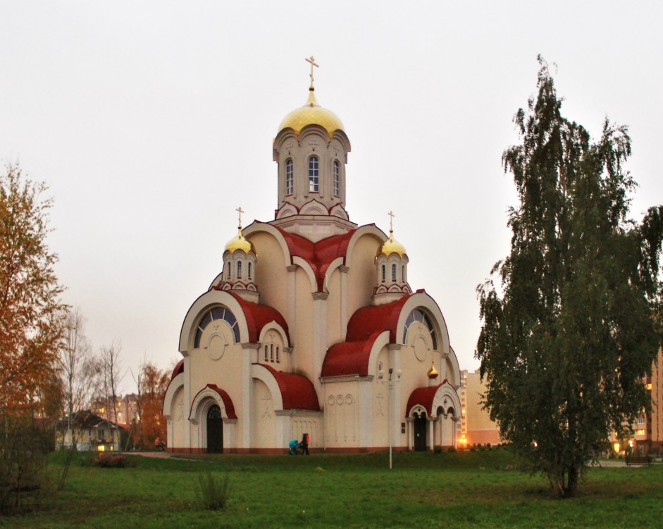 Церковь Лидии мученицы (каменная), Калининград (Калининградский городской округ, Калининградская область). общий вид в ландшафте