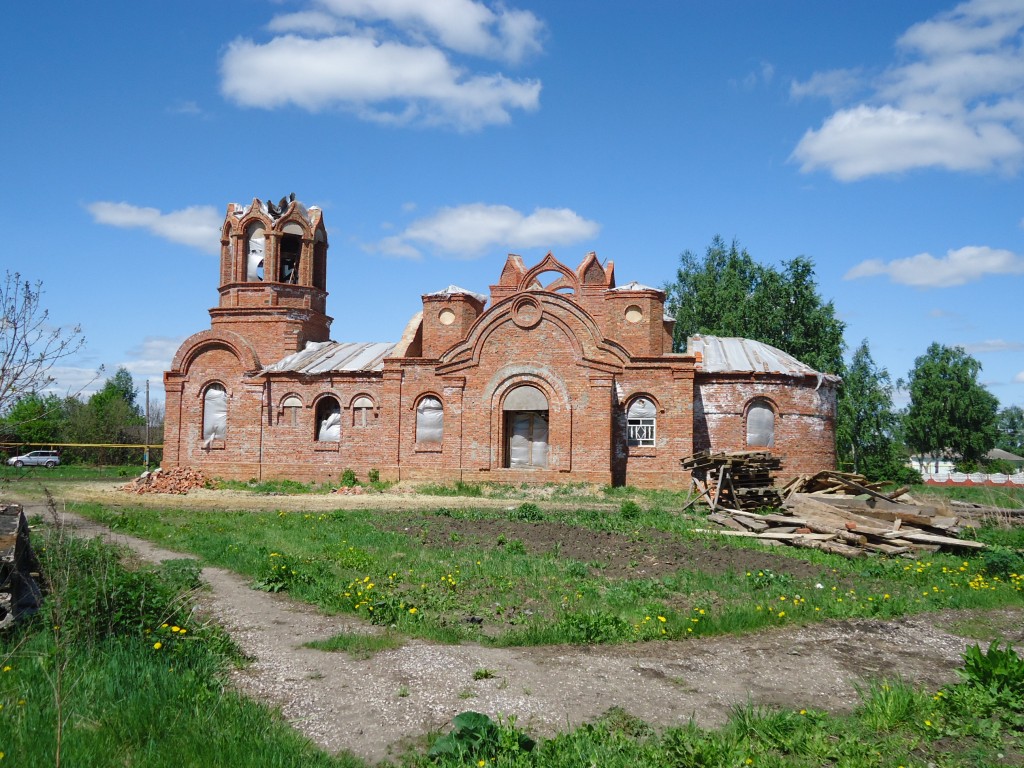 Третьи Левые Ламки. Церковь Николая Чудотворца (строящаяся). фасады