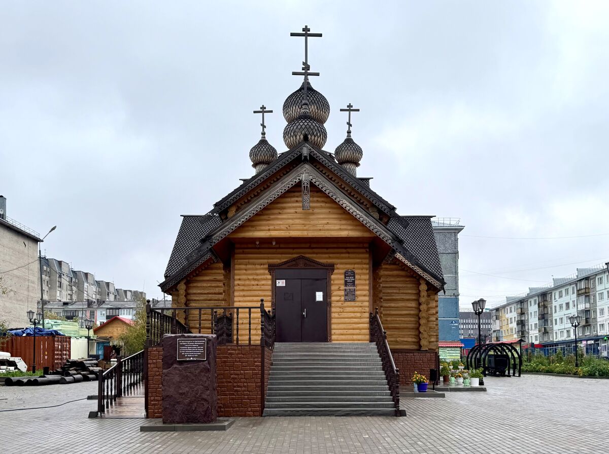 Церковь Варвары великомученицы, Воркута (Воркута, город, Республика Коми). фасады, Вид с запада