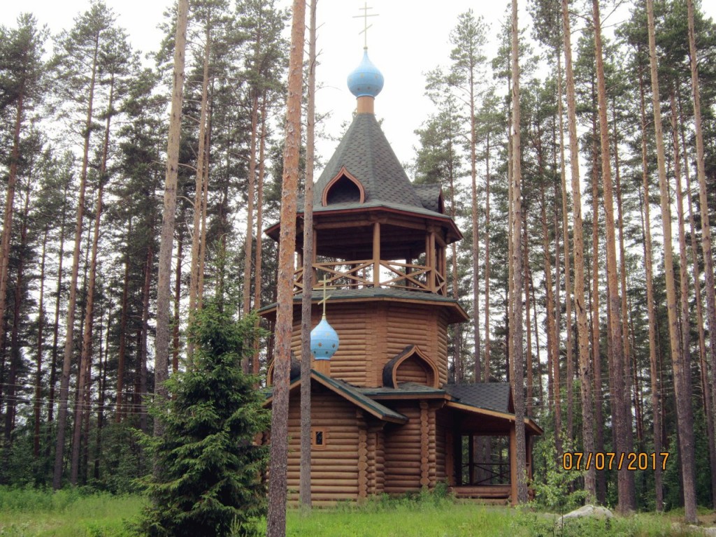 Сосново. Часовня Космы и Дамиана при больнице. фасады, Часовня святых бессребреников и чудотворцев Космы и Домиана.