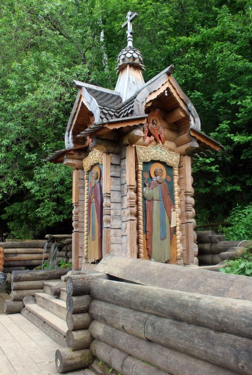 Часовня Сергия Радонежского, Гремячий ключ, урочище (Сергиево-Посадский городской округ, Московская область). фасады