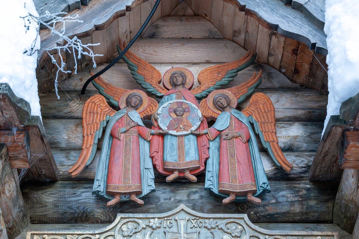 Часовня Сергия Радонежского, Гремячий ключ, урочище (Сергиево-Посадский городской округ, Московская область). архитектурные детали