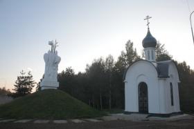 Трасса М3, 177-й километр. Часовня Спаса Всемилостивого