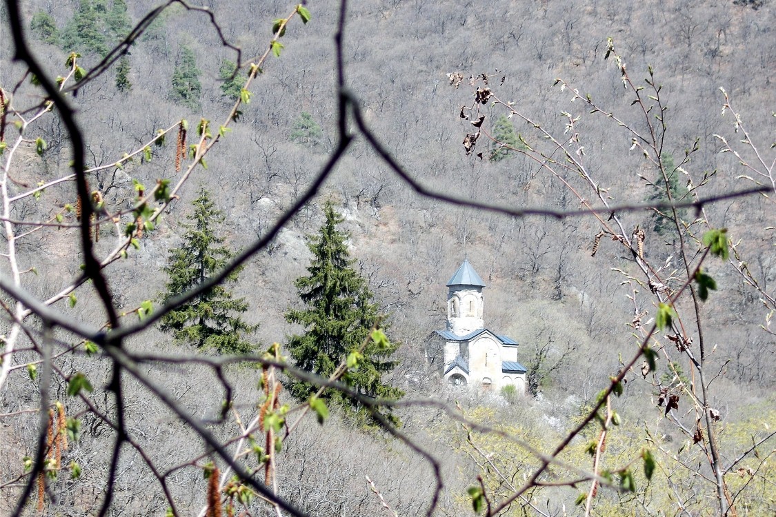 Церковь Георгия  Победоносца, Икви, урочище (Шида-Картли, Грузия). художественные фотографии