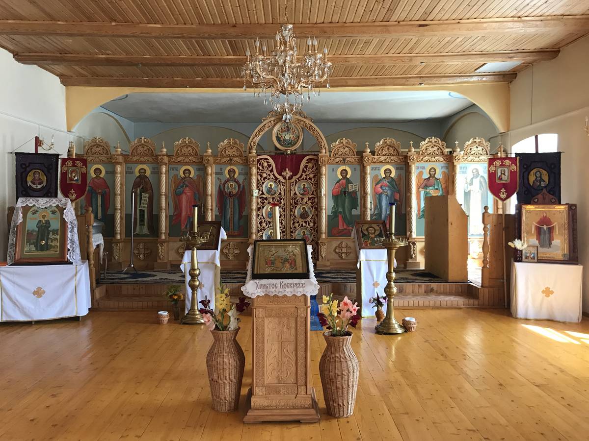 Внутренний вид молитвенного дома, интерьер и убранство. Молитвенный дом Покрова Пресвятой Богородицы, Лубяны (Кукморский район, Республика Татарстан)