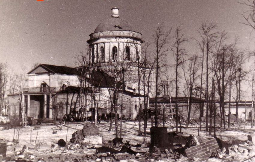 Сычёвка. Церковь Благовещения Пресвятой Богородицы (старая). архивная фотография, старая церковь