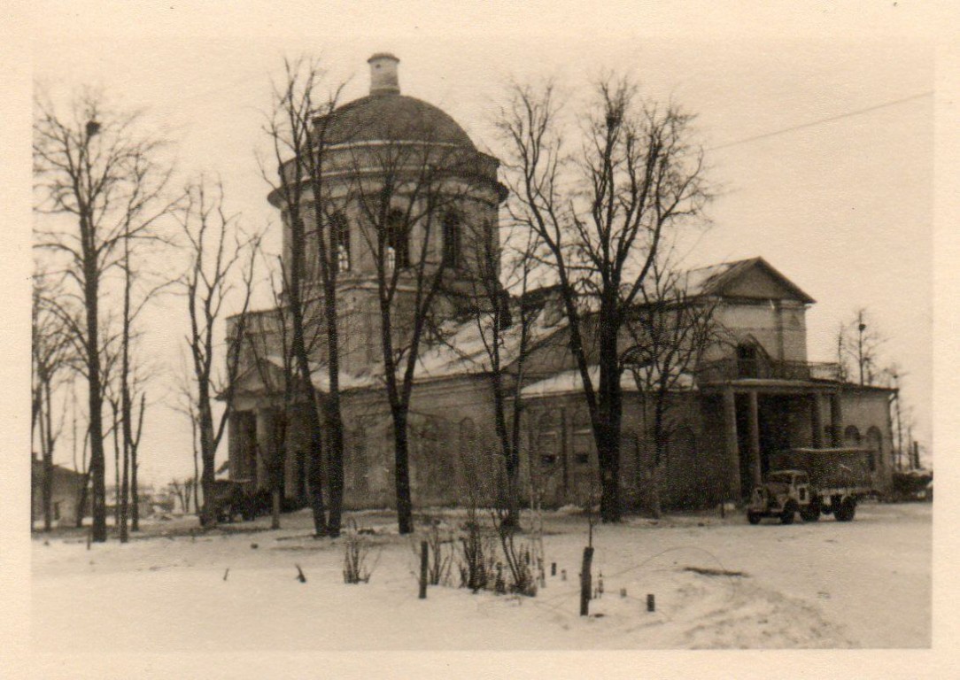 Церковь Благовещения Пресвятой Богородицы (старая), Сычёвка (Сычёвский район, Смоленская область). архивная фотография, Редкий ракурс с северо-западной стороны. Фото 1941 г. с аукциона e-bay.de