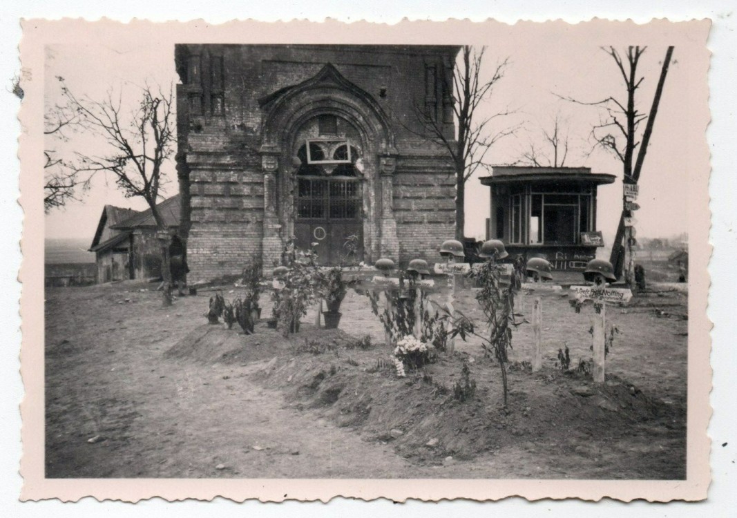 Сычёвка. Часовня Покрова Пресвятой Богородицы. архивная фотография, Фото 1941 г. с аукциона e-bay.de