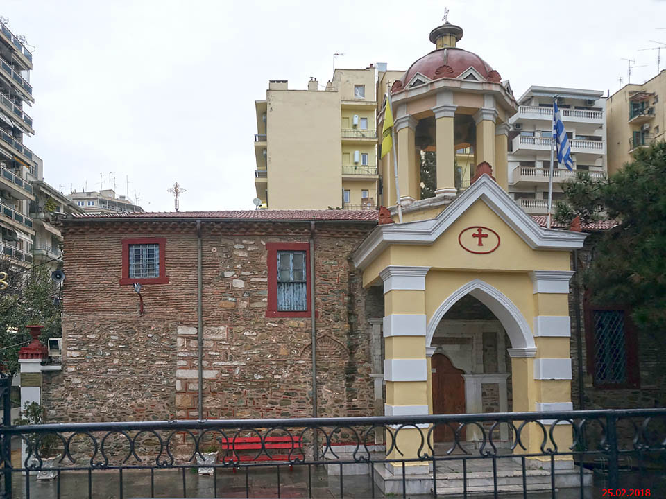 Салоники (Θεσσαλονίκη). Церковь Успения Пресвятой Богородицы (Неа Панагия). фасады