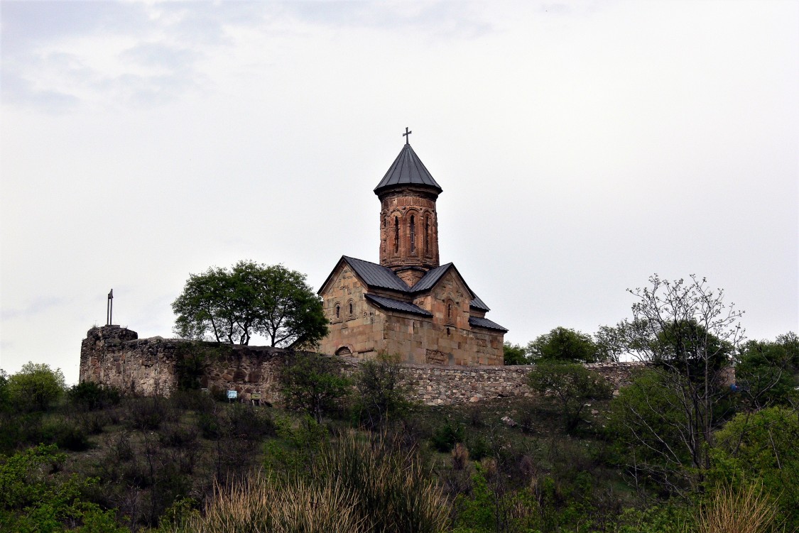 Болниси, село. Церковь Георгия Победоносца. общий вид в ландшафте, вид с ю-в
