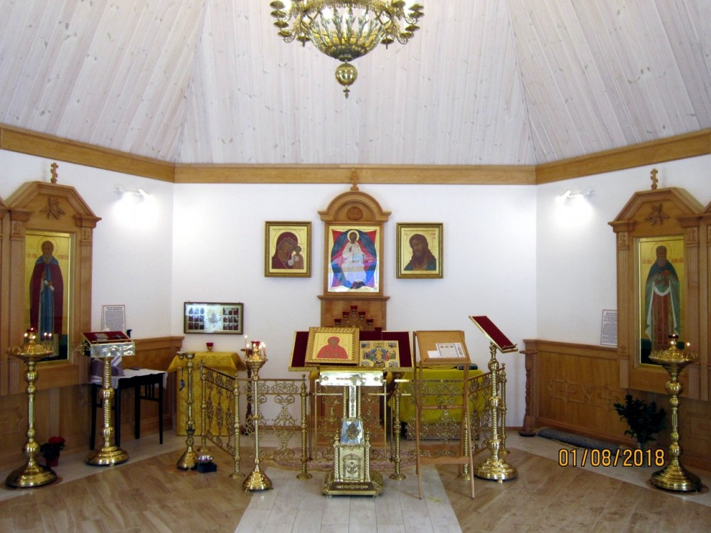 Часовня Мариамны на Пундоловском кладбище, Суоранда (Всеволожский район, Ленинградская область). интерьер и убранство, Внутреннее убранство храма-часовни св. прв. Мариамны.