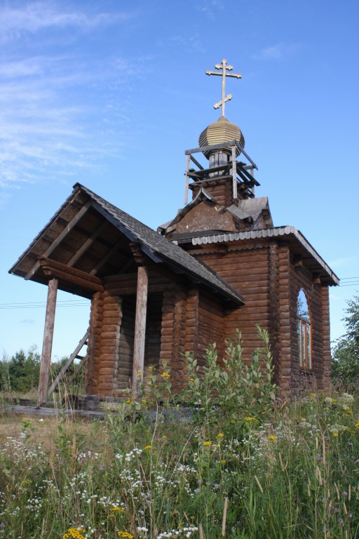 Рудаково. Неизвестная строящаяся часовня. фасады