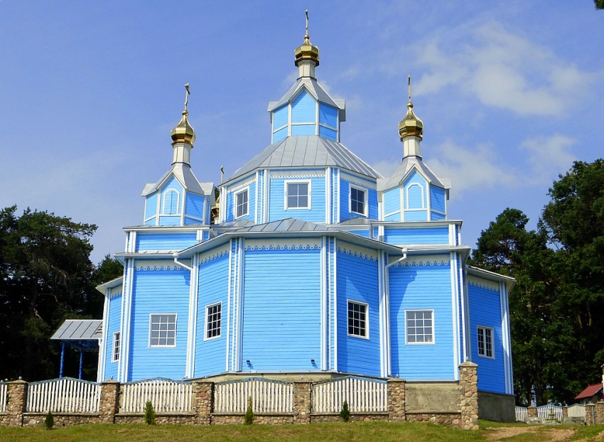Церковь Покрова Пресвятой Богородицы, Хотляны (Узденский район, Беларусь, Минская область). фасады