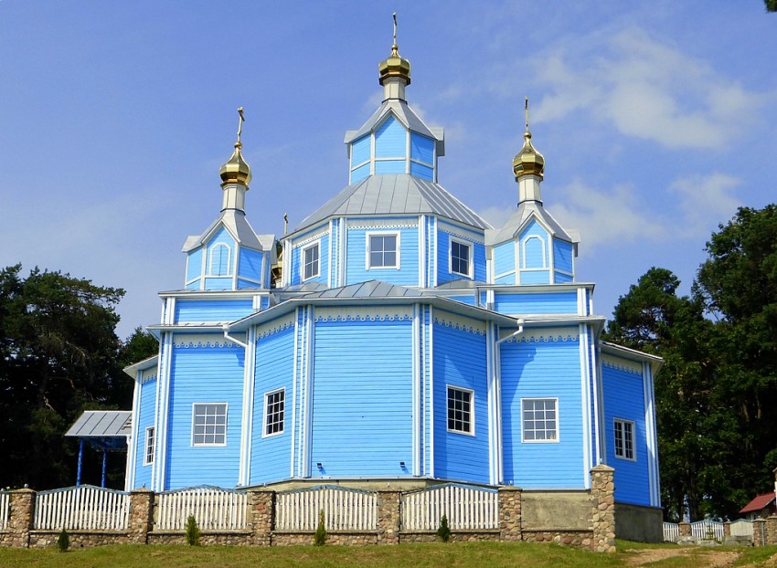 Хотляны. Церковь Покрова Пресвятой Богородицы. фасады