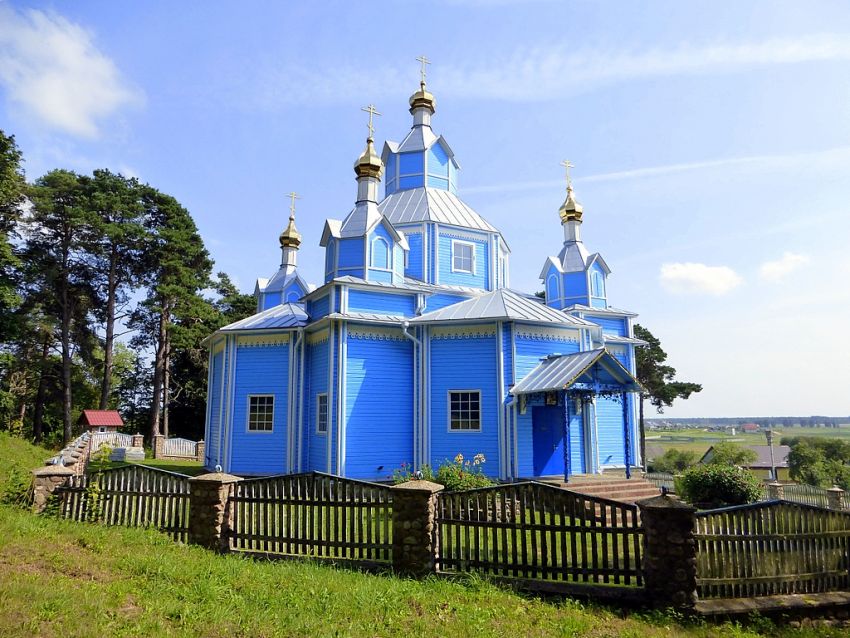 Хотляны. Церковь Покрова Пресвятой Богородицы. фасады