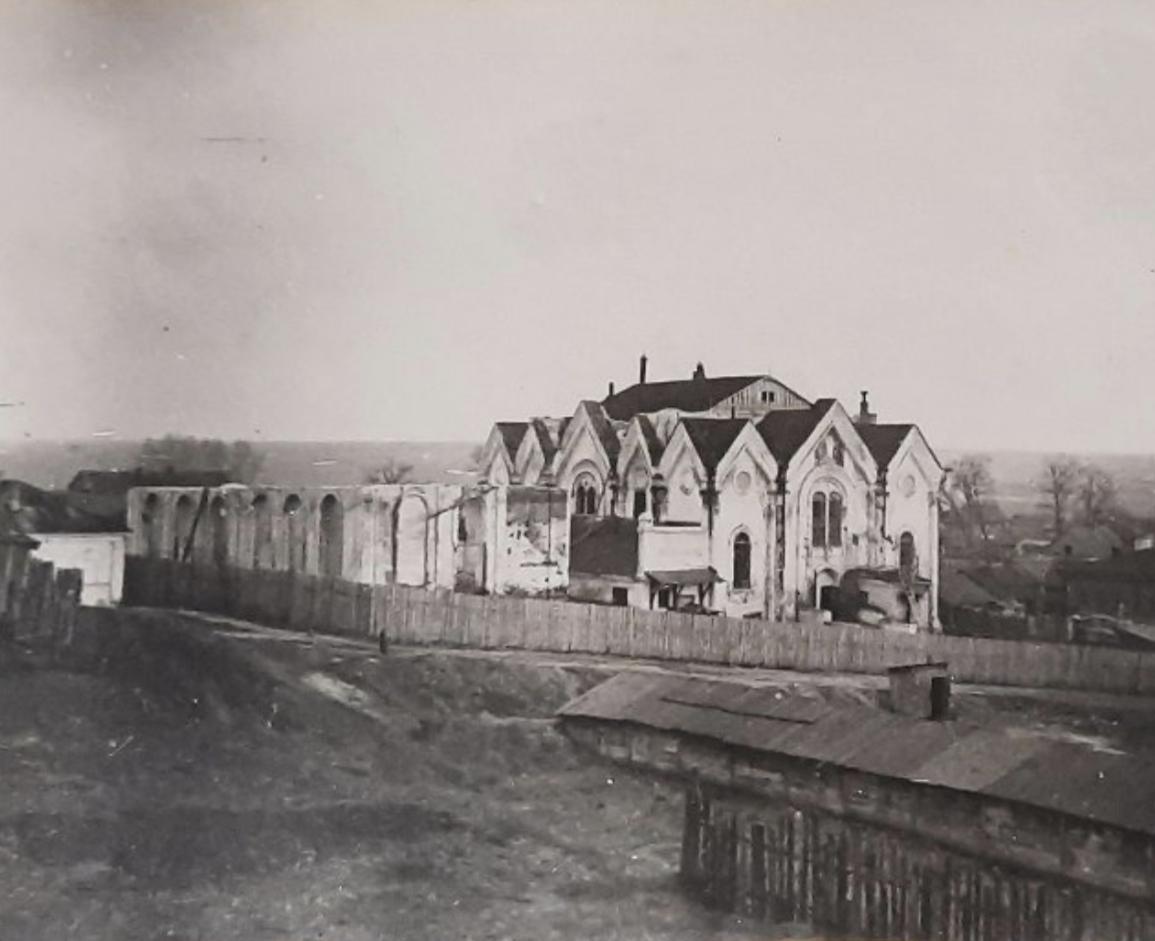 1947 год, архивная фотография. Храмовый комплекс Рождественского прихода, Арзамас (Арзамасский район и г. Арзамас, Нижегородская область)