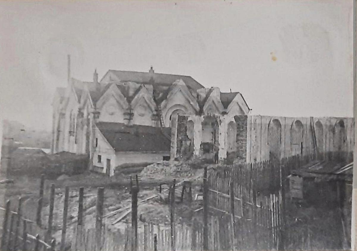 1947 год, архивная фотография. Храмовый комплекс Рождественского прихода, Арзамас (Арзамасский район и г. Арзамас, Нижегородская область)