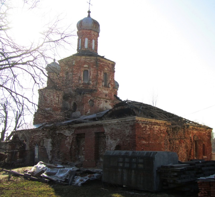 Степановское. Церковь Благовещения Пресвятой Богородицы. фасады, Благовещенская церковь, вид с северо-запада