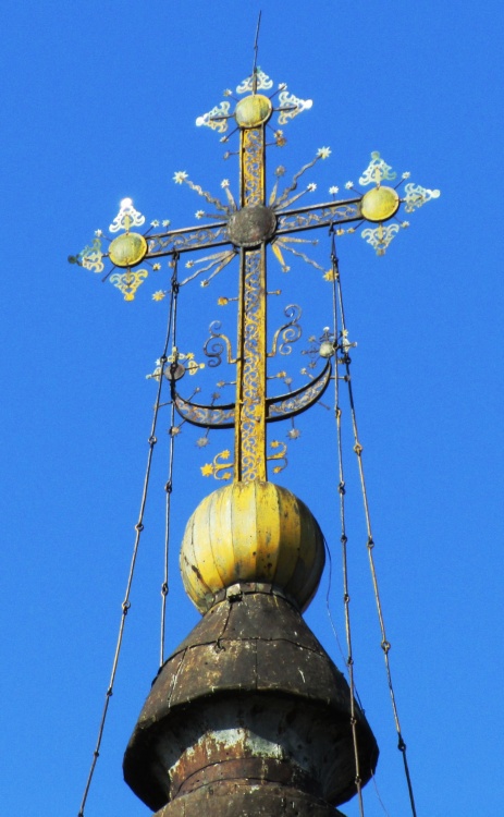 Степановское. Церковь Исаакия Далматского. архитектурные детали, крест Исаакиевской церкви