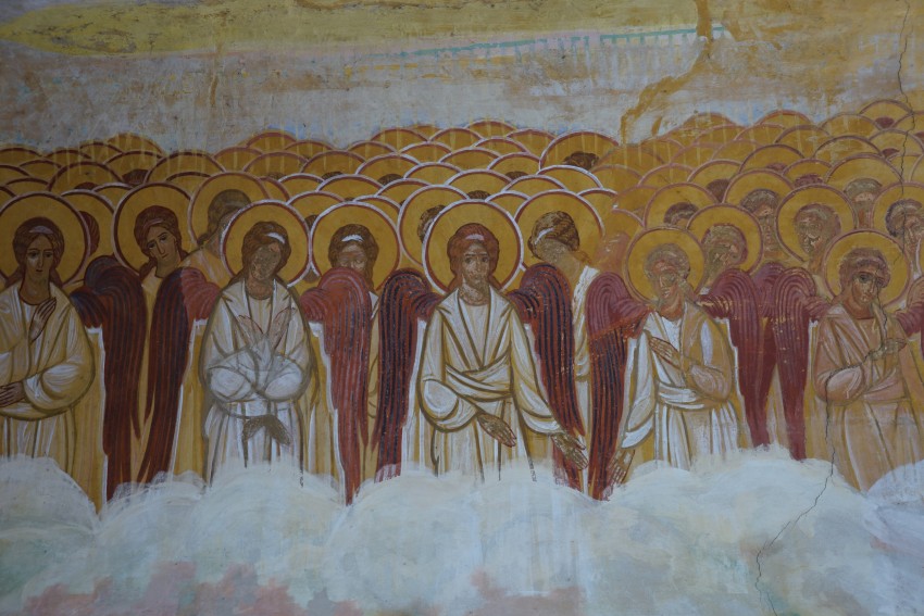 Жичский Вознесенский монастырь. Надвратная церковь Иоанна Предтечи, Жича (Рашский округ, Сербия). интерьер и убранство
