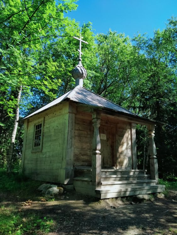 Анзерский, остров. Спасо-Преображенский Соловецкий монастырь. Елеазарова пустынь. Часовня Елеазара Анзерского (новая). фасады