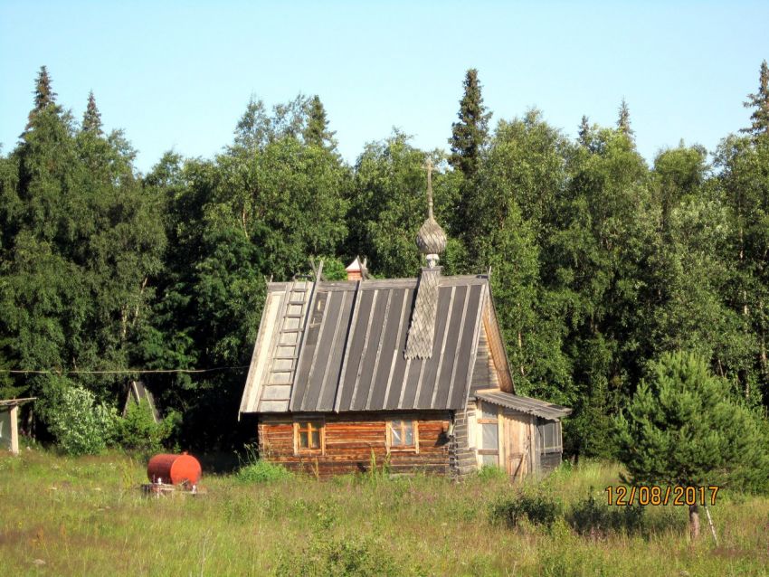 Анзерский, остров. Спасо-Преображенский Соловецкий монастырь. Троицкий скит. Часовня Сергия Радонежского. фасады, Часовня прп. Сергия Радонежского.