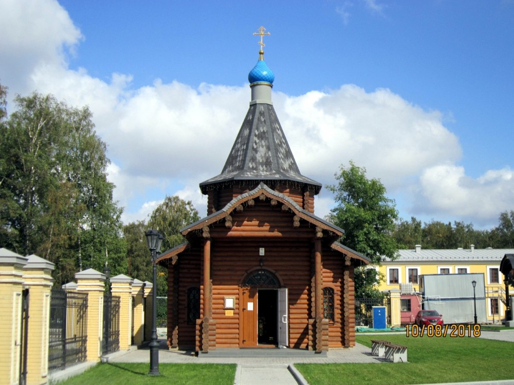 Киновия Александро-Невской лавры. Церковь Всех Святых (временная), Невский район (Санкт-Петербург, г. Санкт-Петербург). фасады, Церковь во имя Всех Святых.