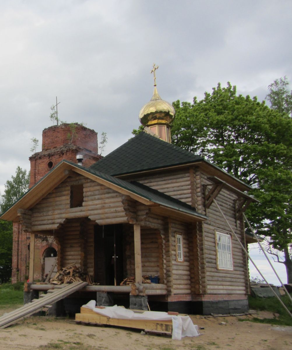 Никольский скит. Церковь Александра Невского, Сойкино, урочище (Кингисеппский район, Ленинградская область). фасады
