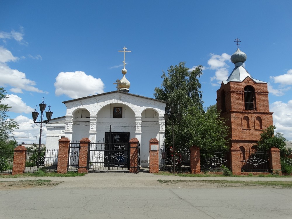 Церковь Преображения Господня, Домбаровский (Домбаровский район, Оренбургская область). фасады