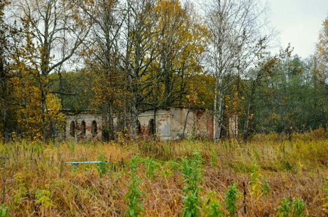 Лопотово, урочище. Лопотов-Богородский Григориево-Пельшемский монастырь. общий вид в ландшафте, Настоятельский корпус